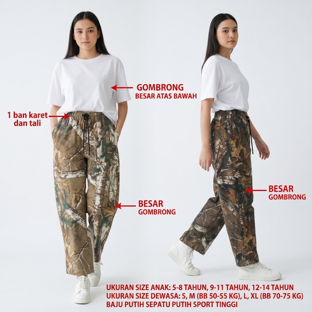 Kamuflase Camouflage BDU Pants  Realtree Camo Sweatpants  Camo Cargo Shorts  Realtree EDGE Duck Canv