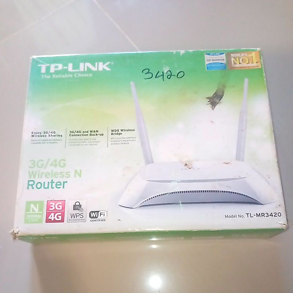 TP LINK 3G/4G WIRELESS N ROUTER SECOND