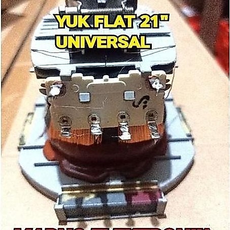 YOKE YUK FLAT PLAT KONDE TV TABUNG LAYAR DATAR 21 IN UNIVERSAL ORI A2162