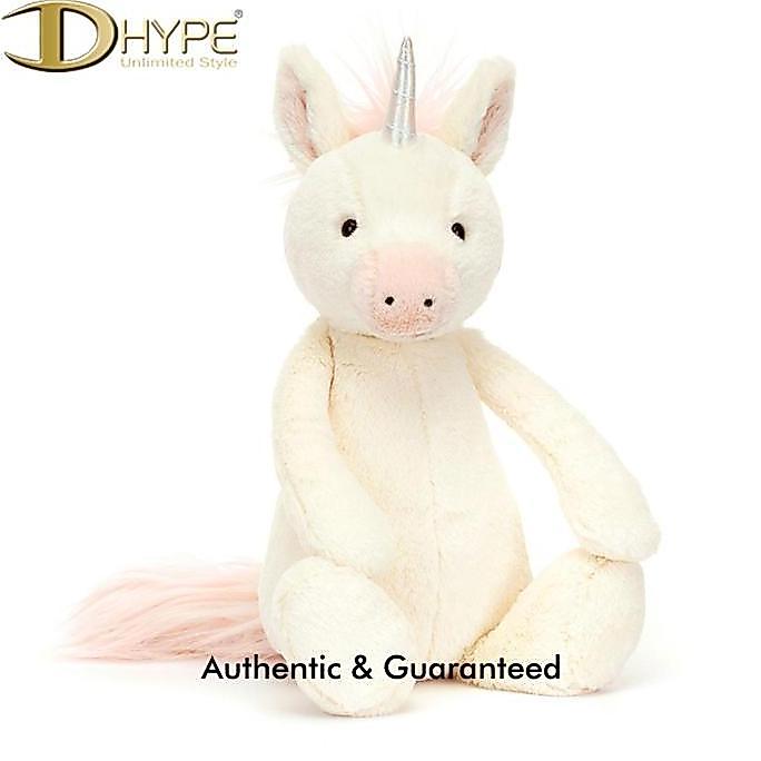 JELLYCAT BASHFUL UNICORN DOLL 100% ORIGINAL [terbaik]