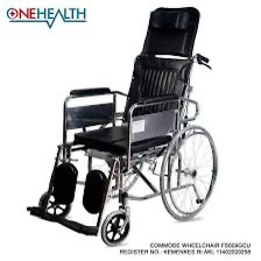 Kursi Roda Bisa Bab dan Tidur ,3 In 1 OneHealth , Bab + Baring