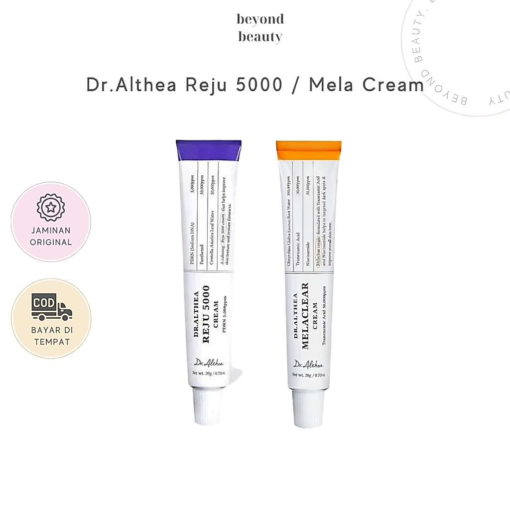 Dr. Althea Reju 5000 Cream | Dr. Althea Melaclear Cream 20gr