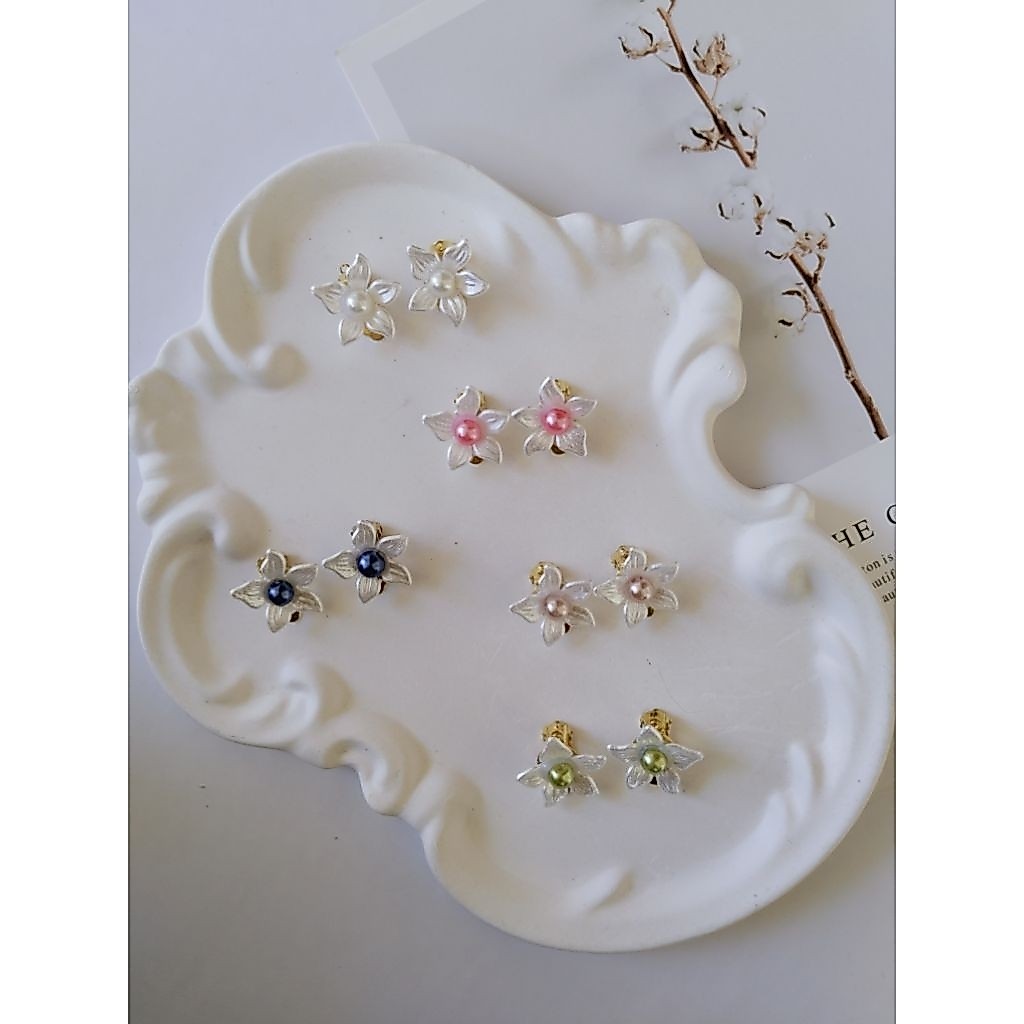 Anting Hijab Anting Klip Anting Jepit / Aksesoris Hijab