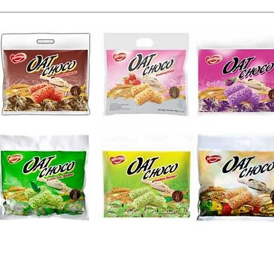 NARAYA Oat ChocoRio Choco ALL Varian Cookies Crumbs Salted Caramel 400 gram 320g