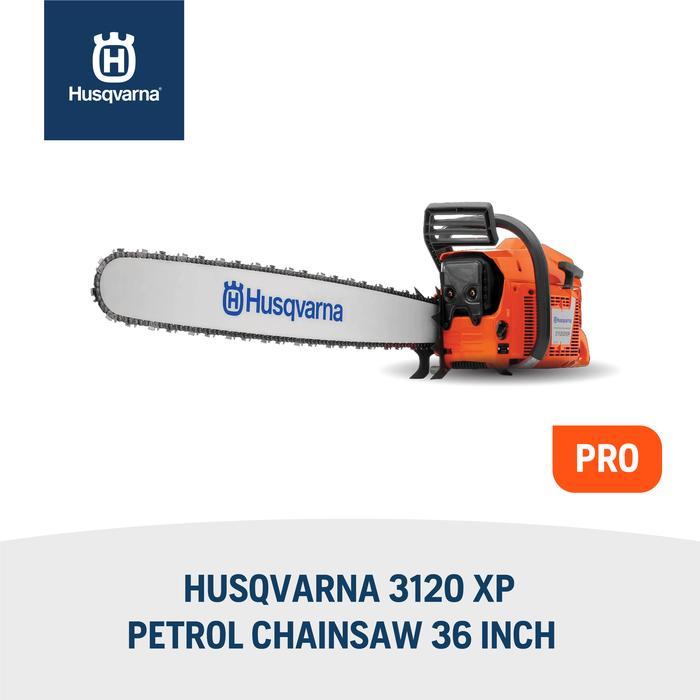 Mesin Senso 24 Inch Heavy Duty Potong Kayu Cepat Dan Bertenaga HUSQVARNA CHAINSAW 3120 XP - 36” / GE
