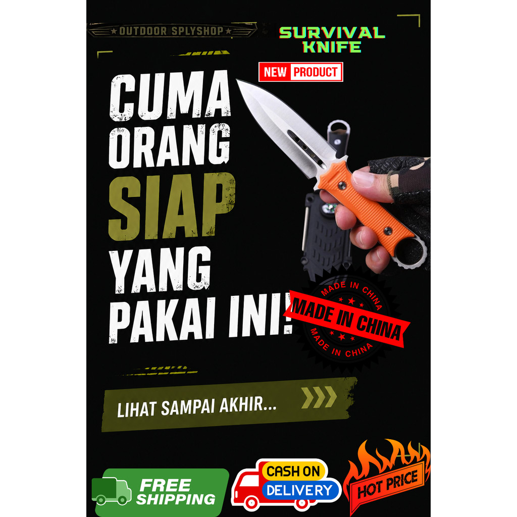Pisau Kemah Luar Ruangan Berkualitas Tinggi ZT, Pisau Berburu, Pisau Taktis,Pisau Bela Diri Survival