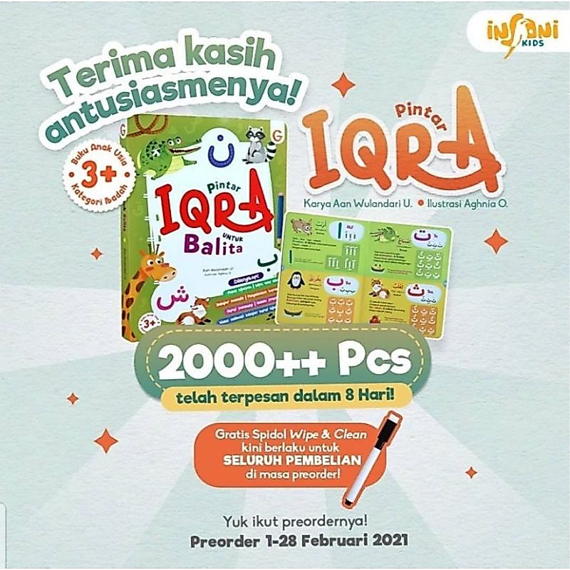Iqra balita gema insani. iqra pintar balita