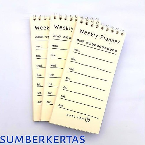 NOTEBOOK/WEEKLY PLANNER/NOTES/MURAH