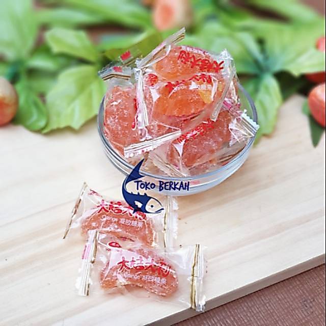 Permen Jelly Jeruk 250gr / Permen Jelly Rasa Mandarin Jeruk