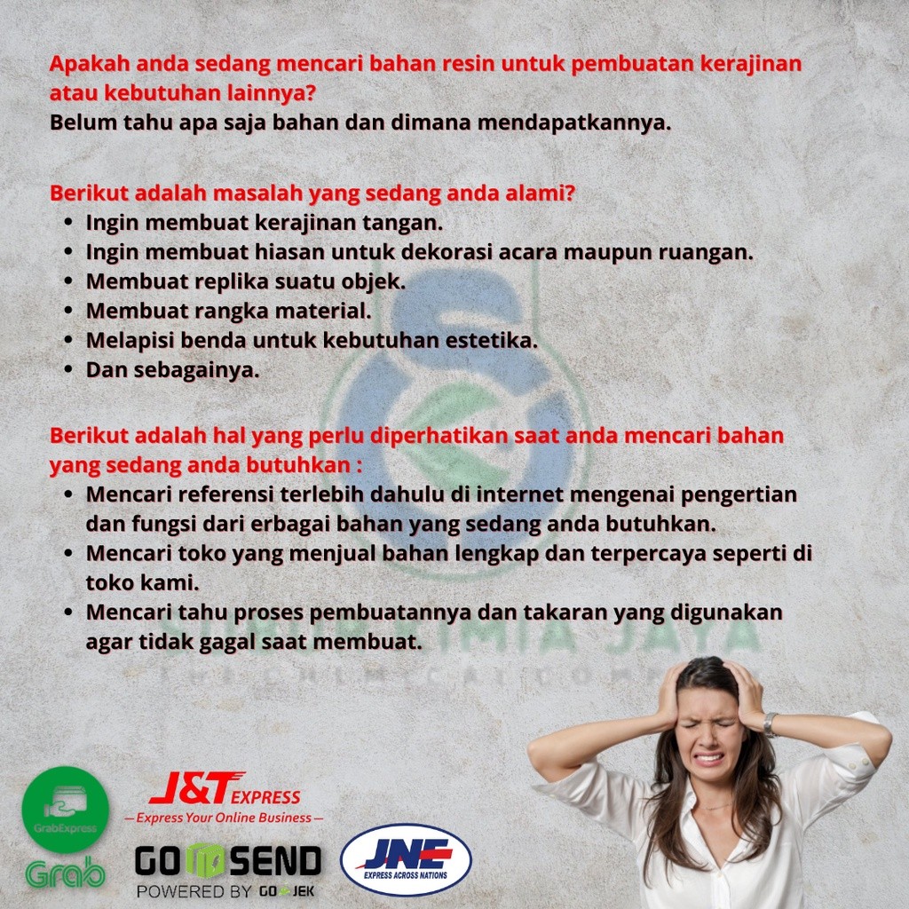 PROMOResin Lycal 1079 / Lical Lentur Bening Flexibel - 750 GRTERLARIS