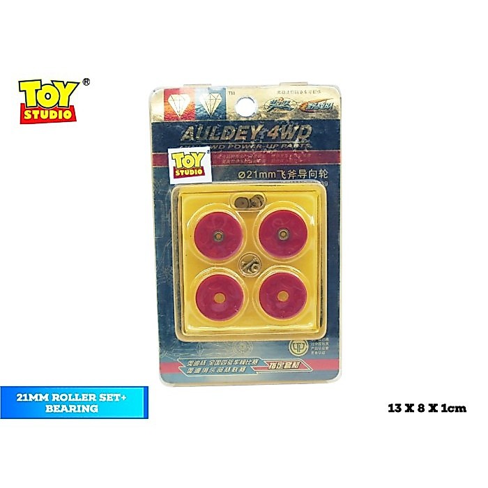 Mainan Auldey Spare Part Model Kit Tamiya 21 mm Roller Set + Bearing