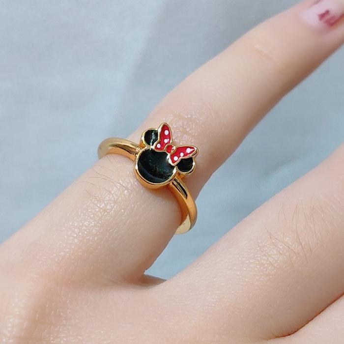 Cincin anak motif cincin anak kecil motif baru anti karat-BESTJEWLRY - MAINNIMOUSE