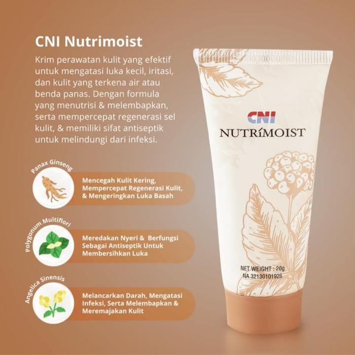 nutrimoist cni 20ml untuj Luka bakar Dan iritasi kulit