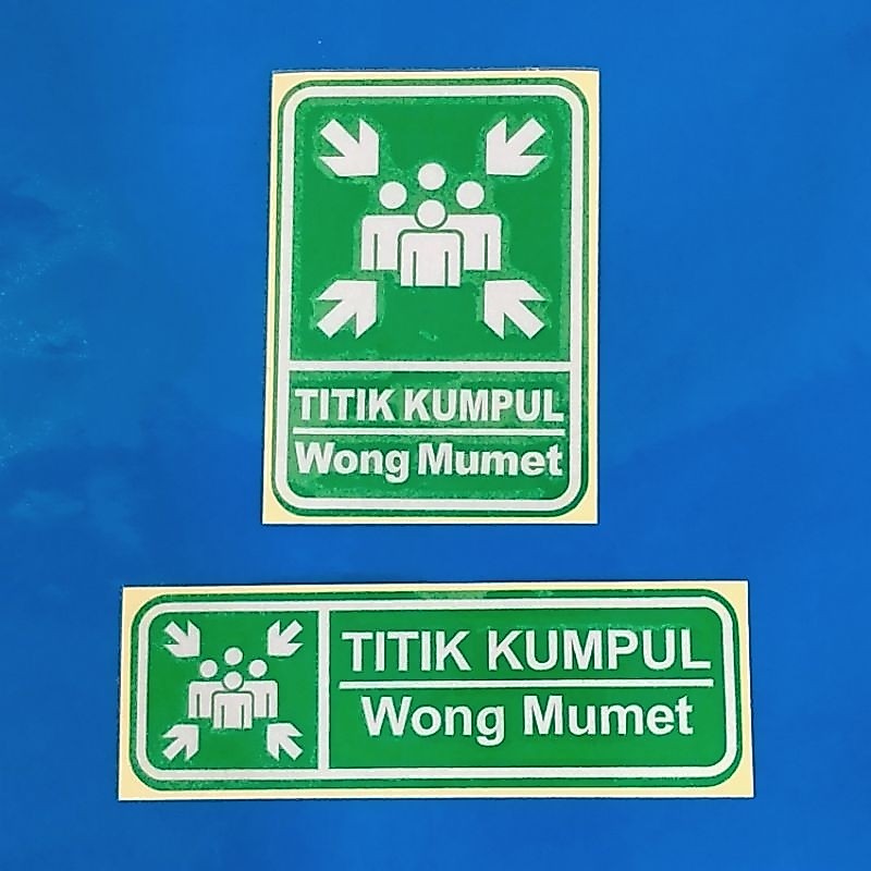 Sticker TITIK KUMPUL WONG MUMET