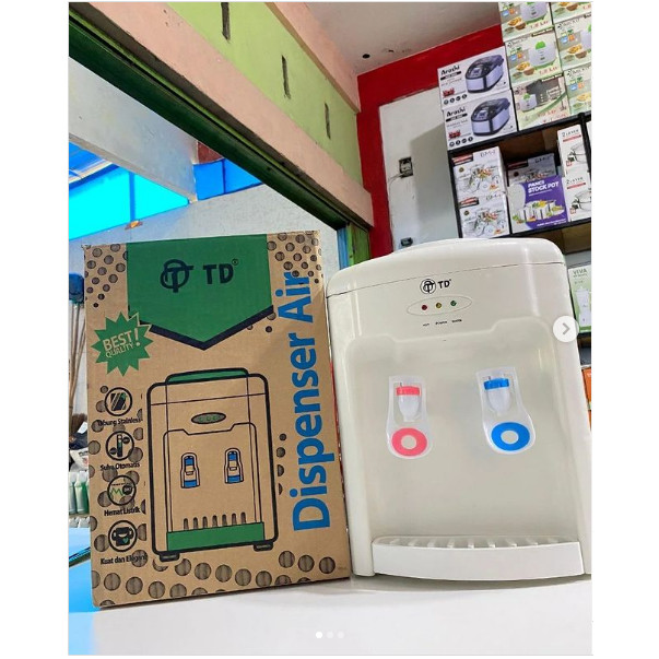 Dispenser Hot & Normal Twin Dog TD-377 / Portable Dispenser Panas dan Normal Twindog TD377
