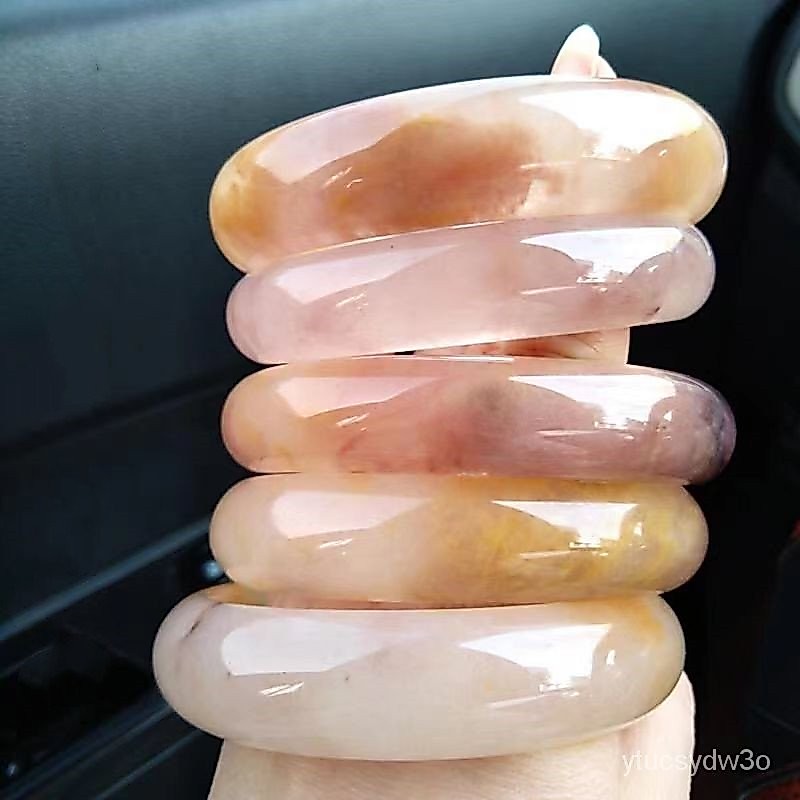 Gelang Giok Violet Bebas Lem Alami Gelang Giok Jinsi Gelang Ungu Ungu
