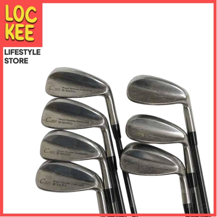 LOCKEE | Stick Golf Iron Fullset S Yard C-201 Original Second 3456789PAS 10 pcs