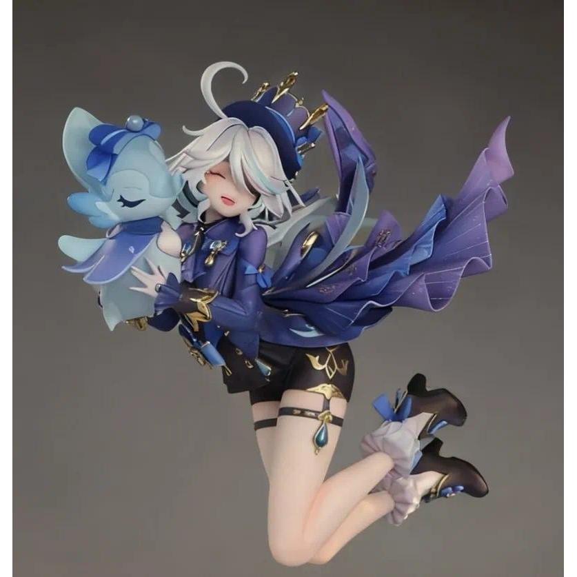 Genshin Impact Furina Figure 21cm Upgrade Version Face Sculpt Anime Collectible Model Doll Genshin I