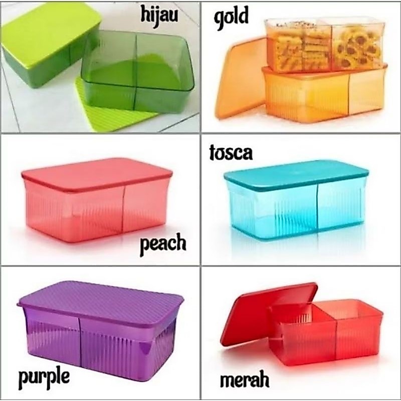 NEW Snack It Tupperware / toples kristal Tupperware