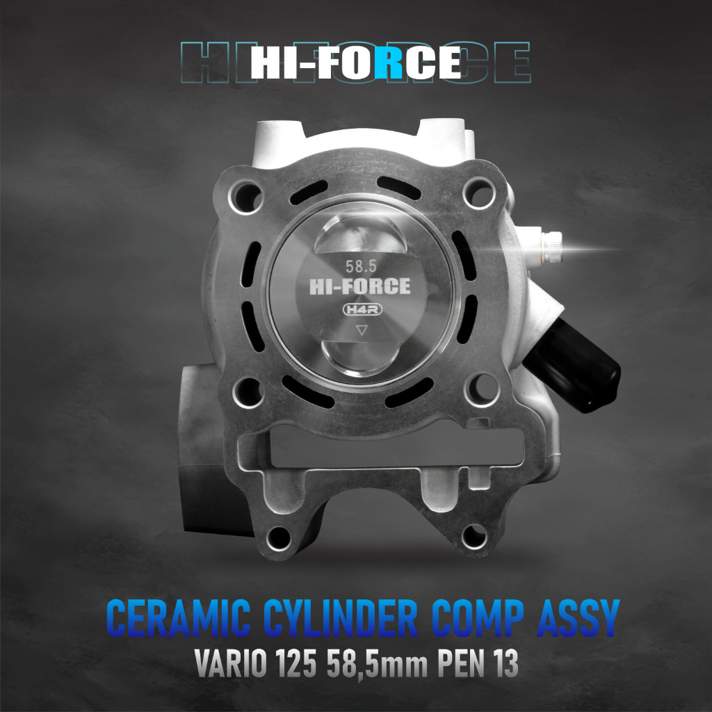 H4R HI-Force Ceramic Cylinder Block Seher ceramic h4r hi force vario 150 pcx 150 adv vario125 bore u