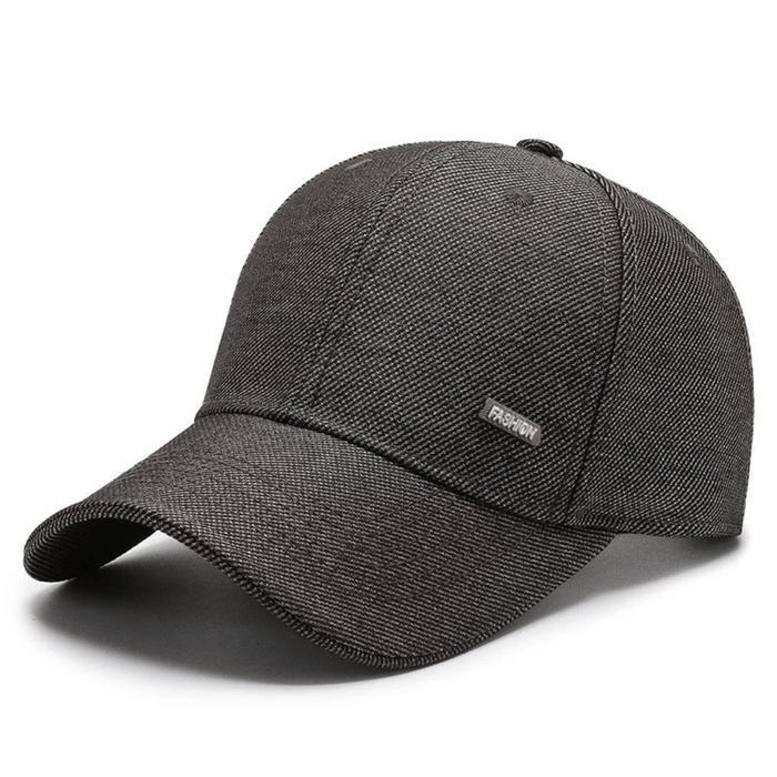 BAIK Baseball cap : PREMIUM PLAIN - Topi baseball topi pria topi wanita - OLD GRAYbika