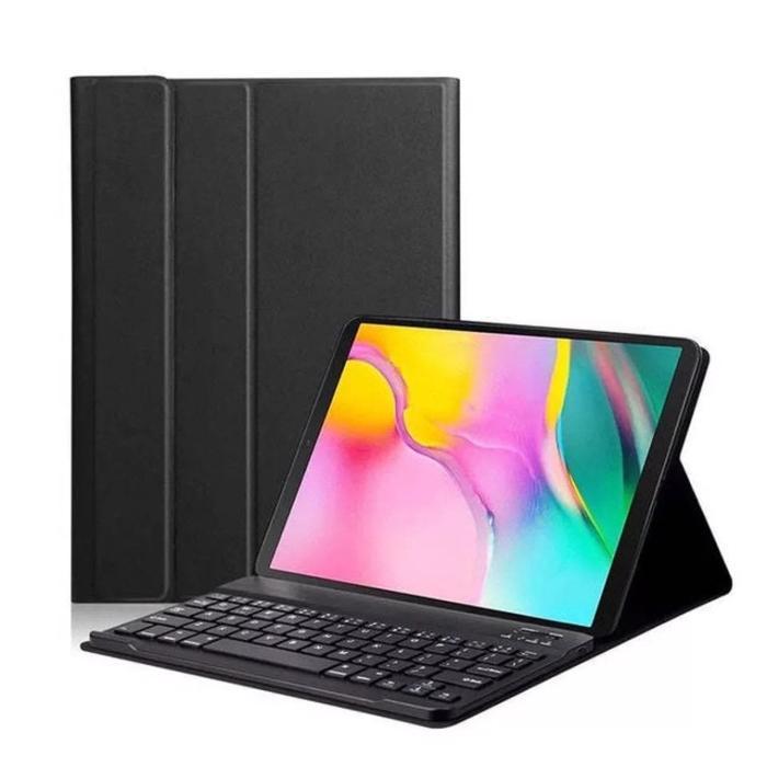 Case Keyboard Bluetooth Samsung Galaxy Tab A7 Lite T220 T225 2021 Bookcover Flip Cover Casing - Mera