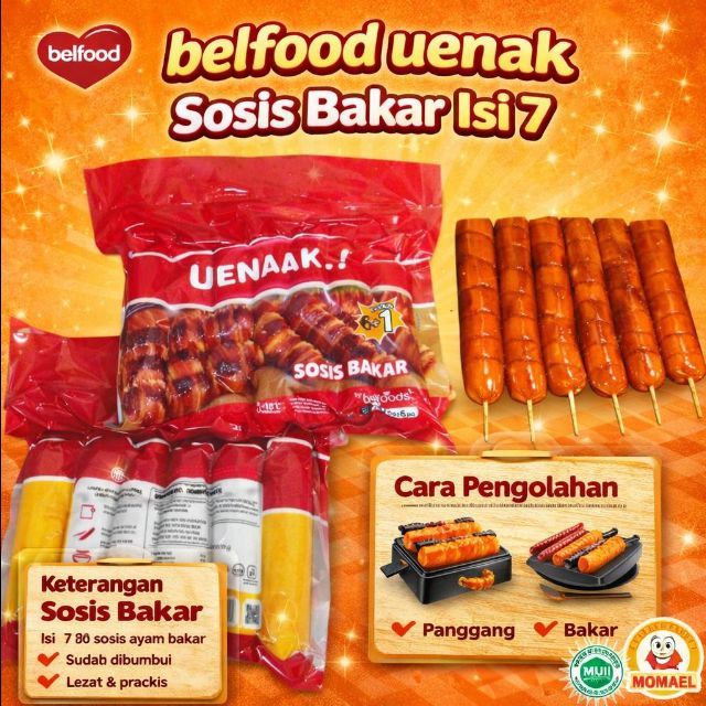 belfood sosis 500 bakar JUMBO  gr isi 7