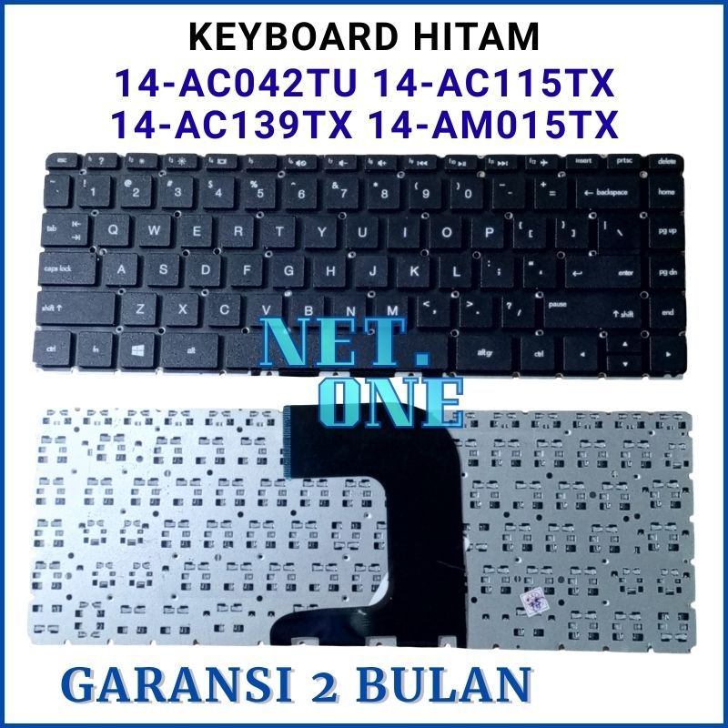 Keyboard Laptop HP 14-am015TX 14-am125TX 14-am507TU 14-am129TX -NETONE