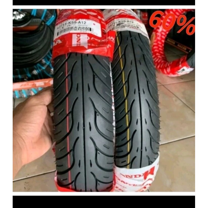 Sepasang  Ban Federal matic tubles tubeless ring 14 ukuran 70/90 80/90 90/90 100/80 ring 14 beat Var