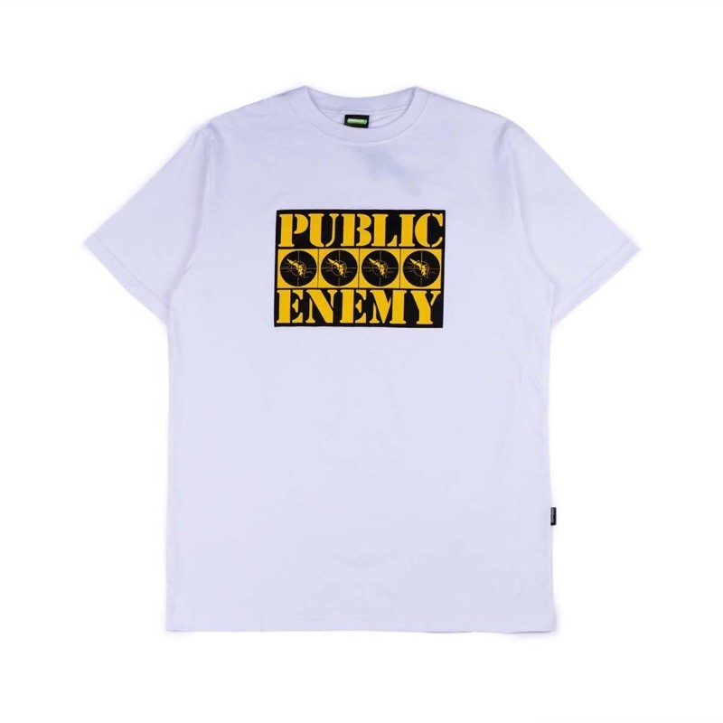 COD Kamengski - Public Enemy White Short Tee Katun S-XXL