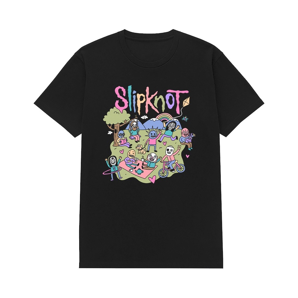 Black ID T-shirt Band Slipknot Cute Original