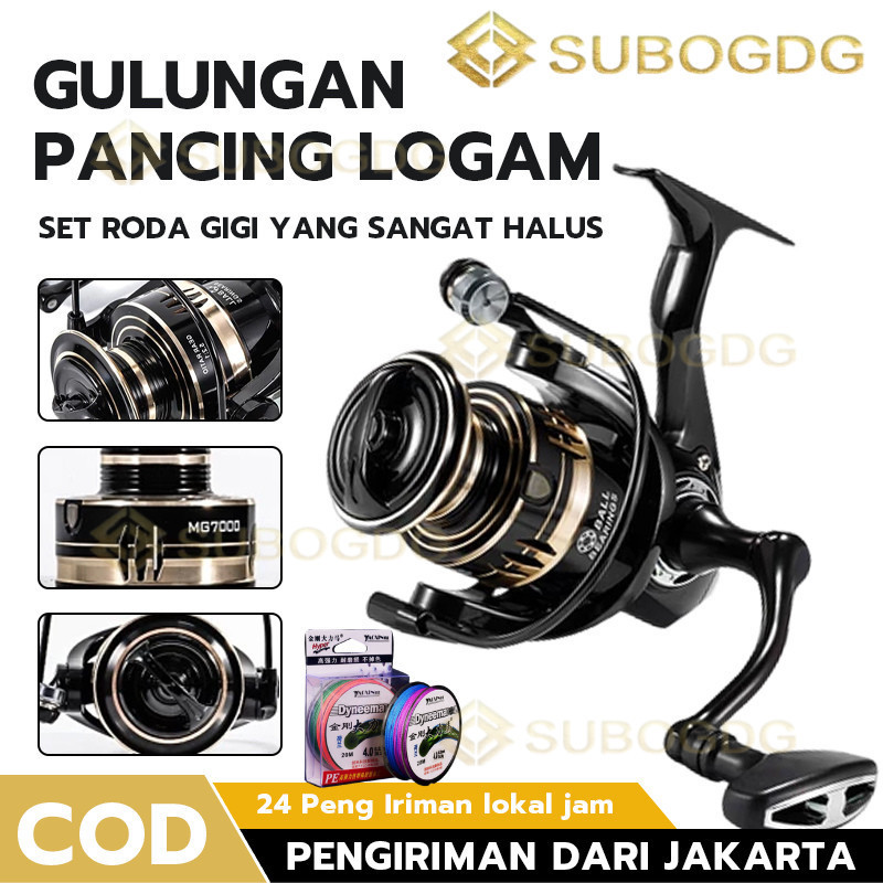 Reel real pancing Spinning Series MG1000 - MG7000 Gear Ratio 5.2:1 Premium Standard Rell Rill Pancin