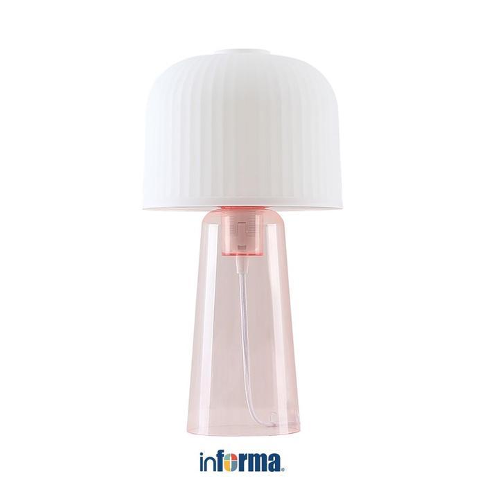 Informa Belle Lampu Meja - Pink Muda Lampu Baca Penerangan Kamar Hias Dekorasi Rumah Pencahayaan Tid