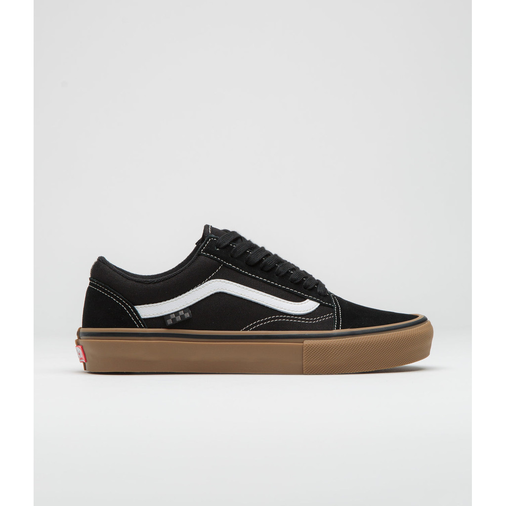 Sepatu Vans Skate Old Skool Black Gum | Skateboard Shoes | Penjual Resmi