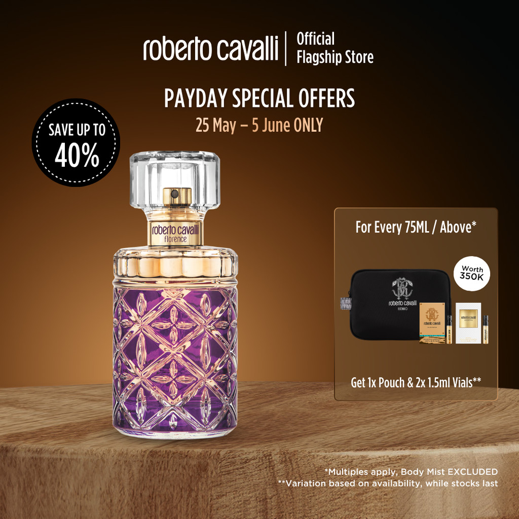 Roberto Cavalli Florence EDP 75ml - Parfum Wanita