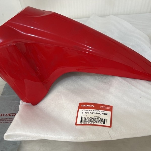 Spakbor Sepakbor depan HONDA Supra X 125 2007 batman Merah ORIGINAL 61100-KVL-N00WRD - TOPSemarang