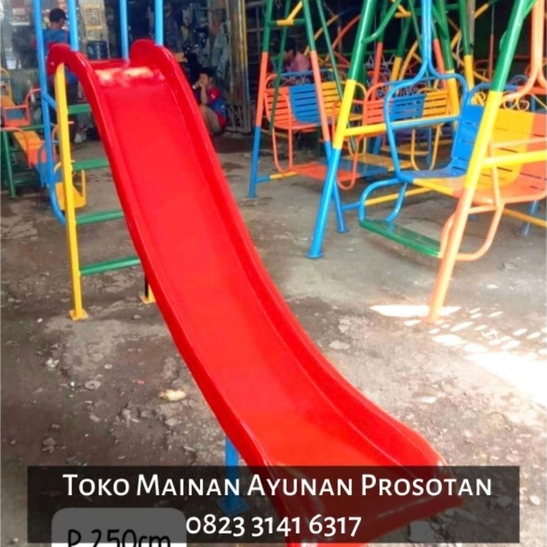 Perosotan - Prosotan - Perosotan Besi Outdoor - Prosotan Besi Outdoor - Perosotan Anak Tk Paud - Pro