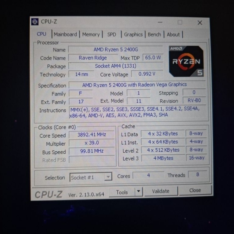 prosesor AMD Ryzen 5 2400G