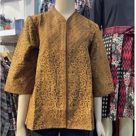 HVmode  - Ayumi Blouse  -ATASAN BATIK - BATIK TRIKOT -  BATIK PREMIUM