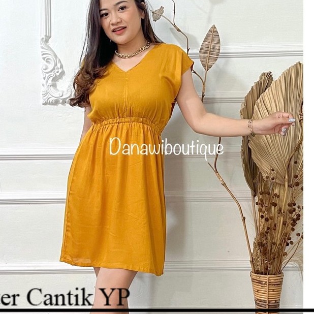 Daster Manohara Pendek Polos Bahan Rayon