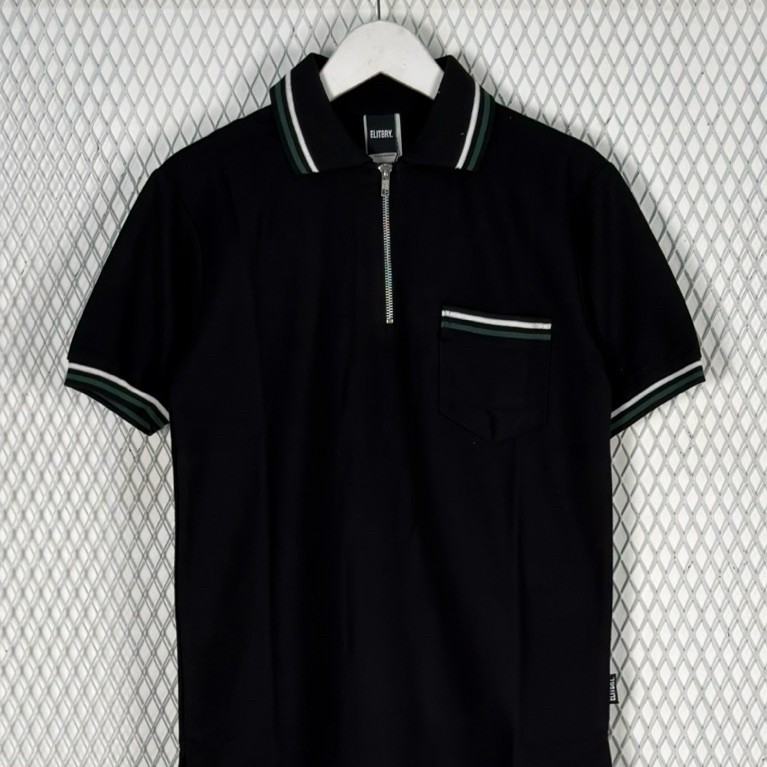 Elitbry Polo ZIPPER – Polo Shirt Pria Premium Elegan & Eksklusif