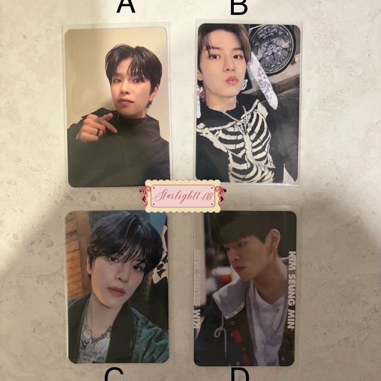 stray kids skz seungmin kim seung min pc official photocard oddinary 5 star rock star mixtape