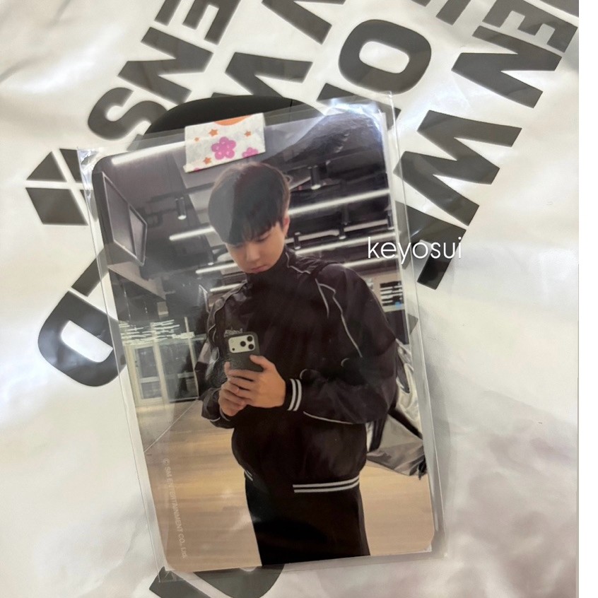 [BACA DESC] EXO EXO’VERSE fanmeeting merchandise official Gymsack photocard pc set Sehun