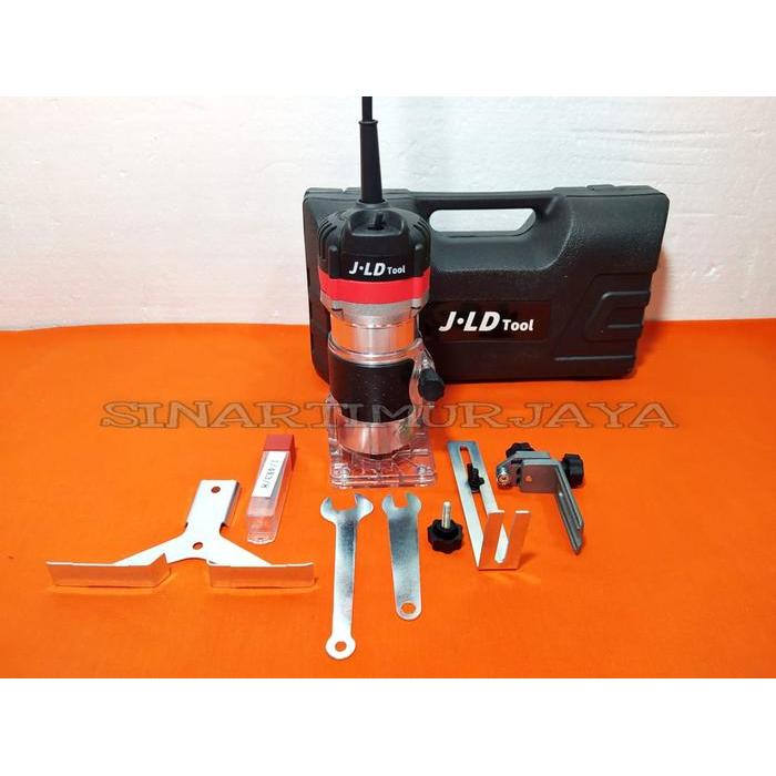 JLD MESIN TRIMMER PROFIL KAYU PROFILE ROUTER MT370 350W 110MM MT 370