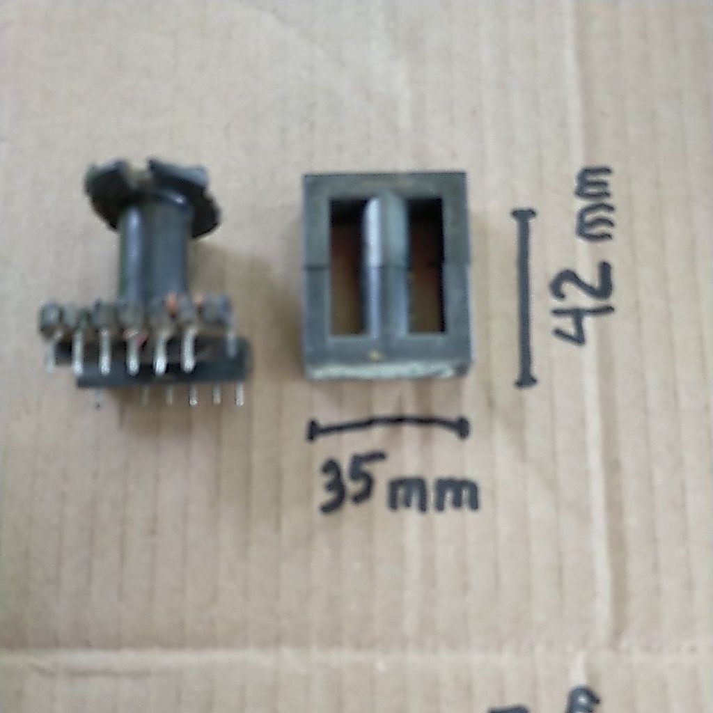 trafo ferit non gap 35mm x 42mm tebal 12mm cabutan