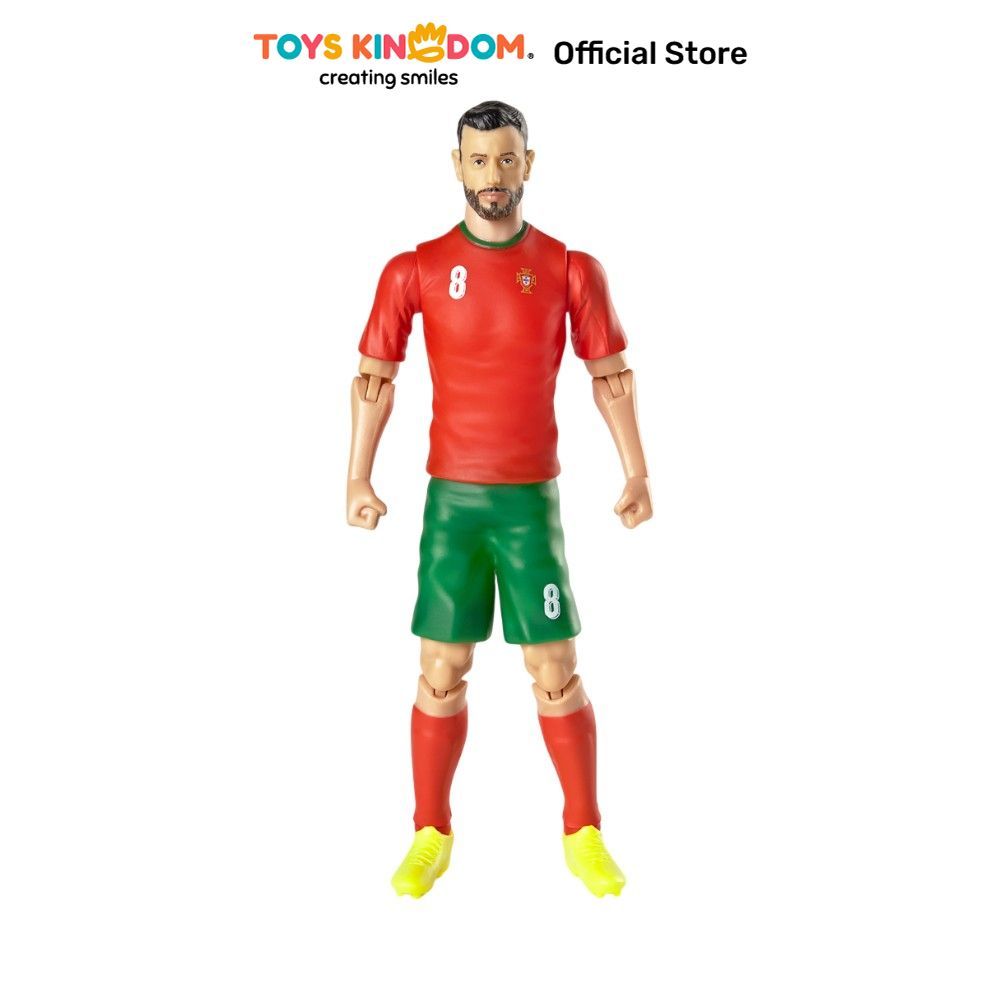 Toys Kingdom Top Gear Banbo Action Figure Sockers Bruno Fernandes Portugal 20 cm - Merah/Hijau Figur