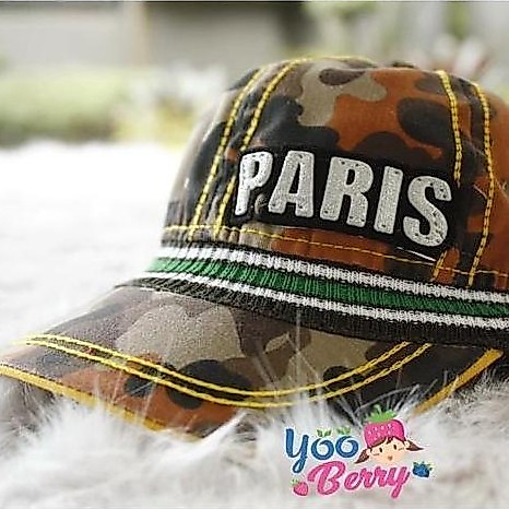 YooBerry Topi Bayi & Balita Komando City Army Ripped Glitter