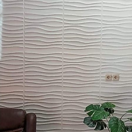 PANEL 3D ORNAMEN DINDING WALLPAPER DINDING BETON