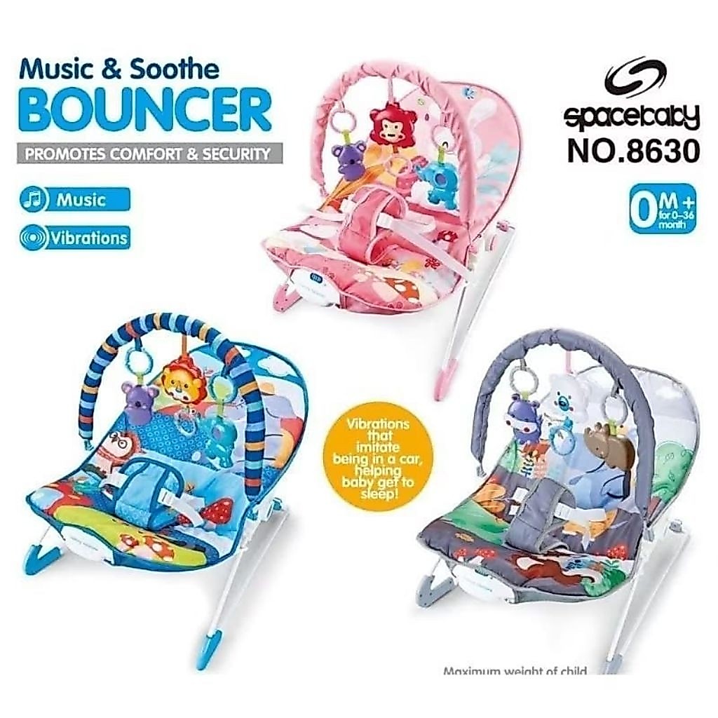 Bouncer Spacebaby SB-8630 bouncer bayi boncer kado bayi bouncer bayi goyang elektrik