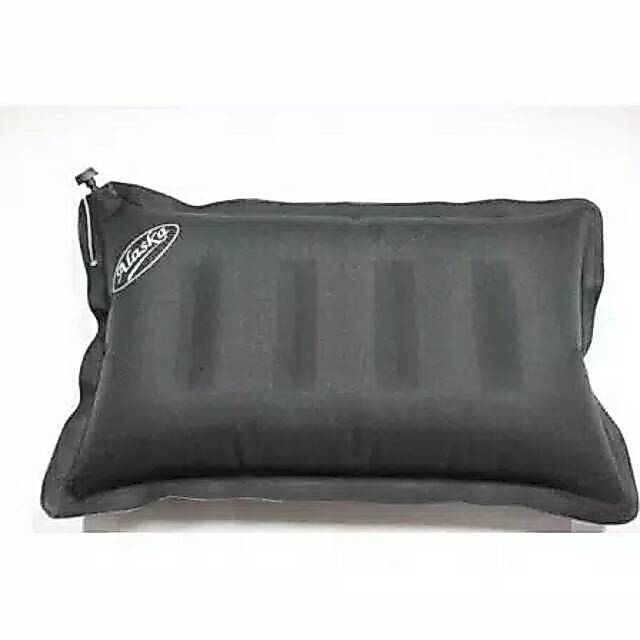 Bantal tiup alaska, kuat, mudah ditiup, nyaman